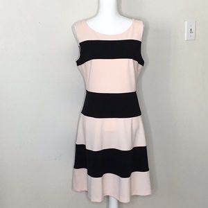 New no tags Tommy Hilfiger stripped flare dress